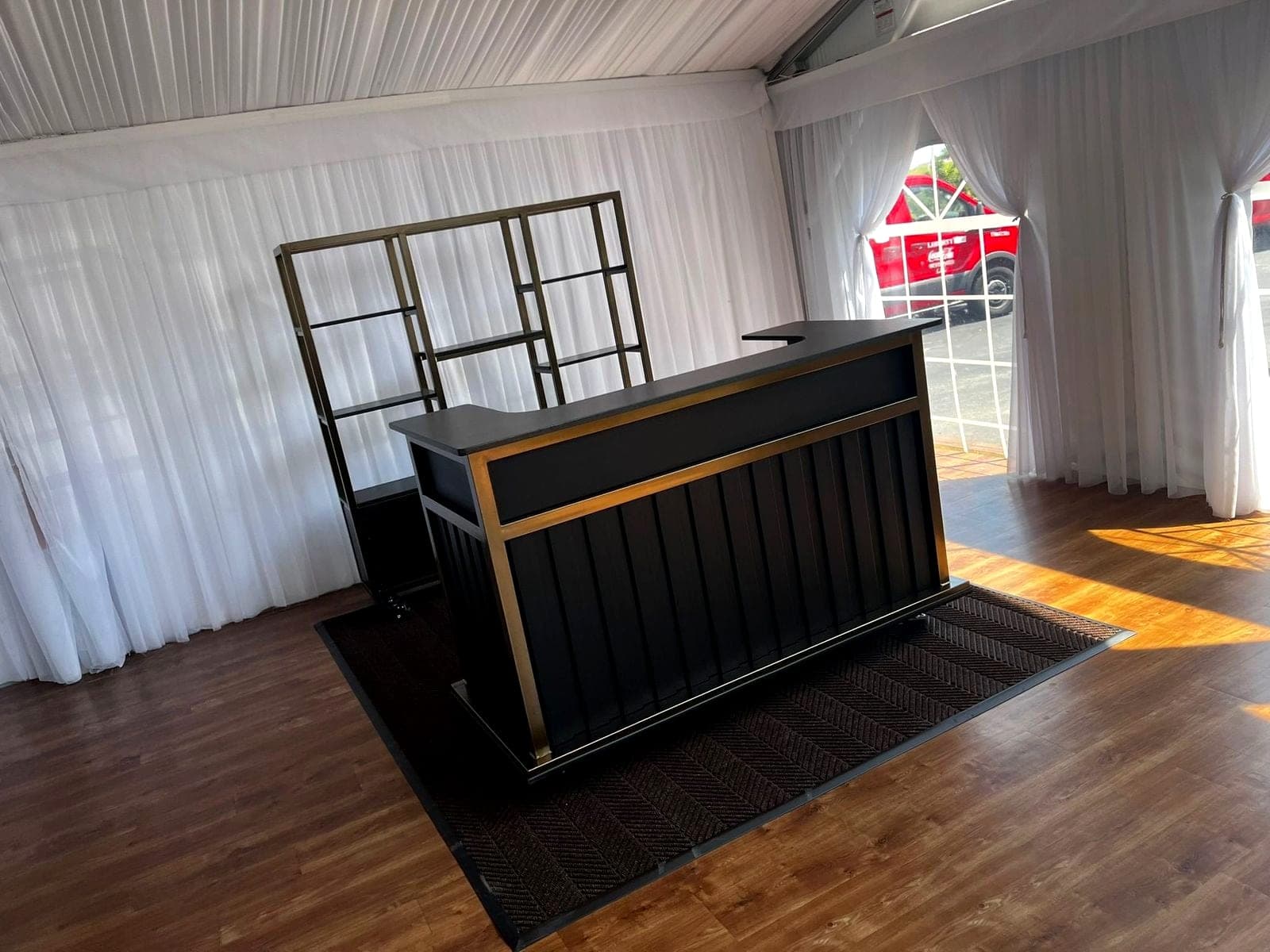 Fabricated mobile bar unit
