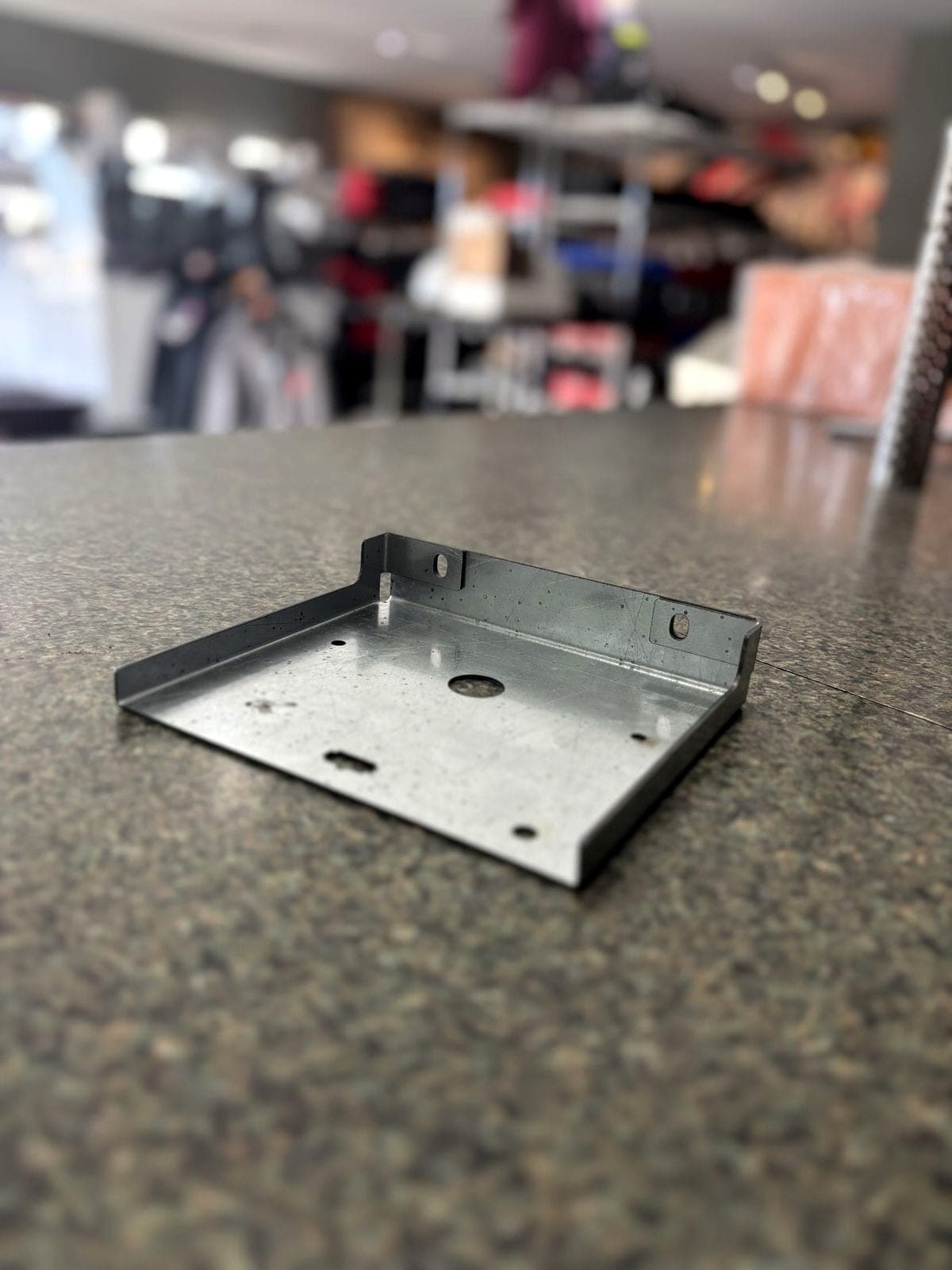 Formed sheet metal bracket, built to print